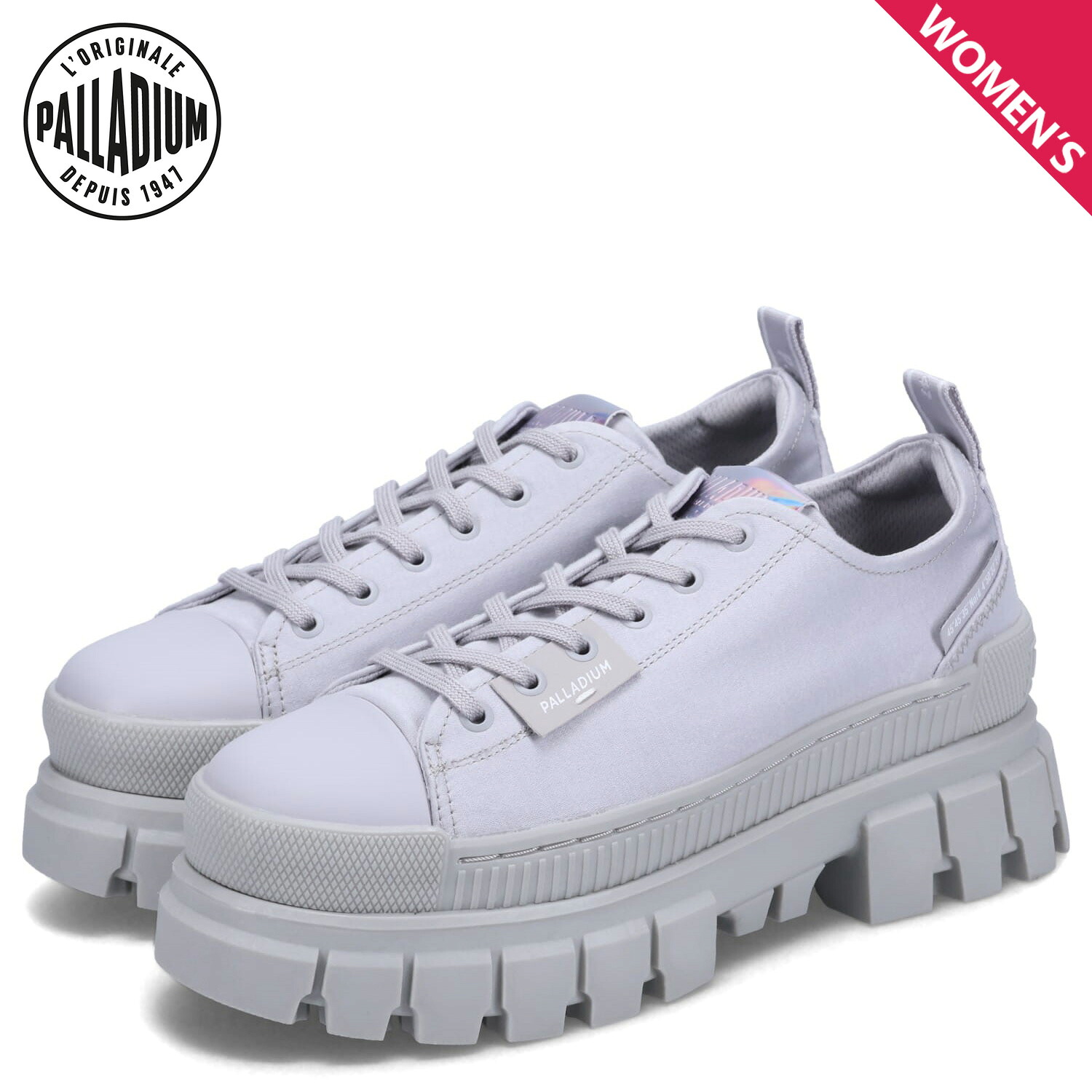 PALLADIUM REVOLT LO TX パラディウム スニーカー レボルト ロー レディース 厚底 グレー 97243-073 母の日 9,086円