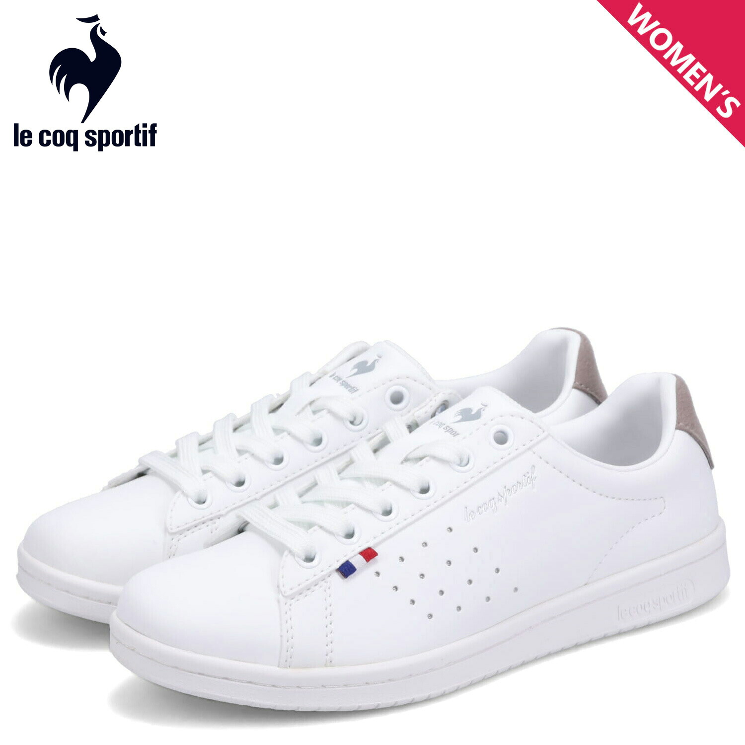 le coq sportif LA ROLAND SL ルコック スポルティフ ラ ローラン スニーカー レディース ホワイト 白 QL1VJC02WG｜Findoriy