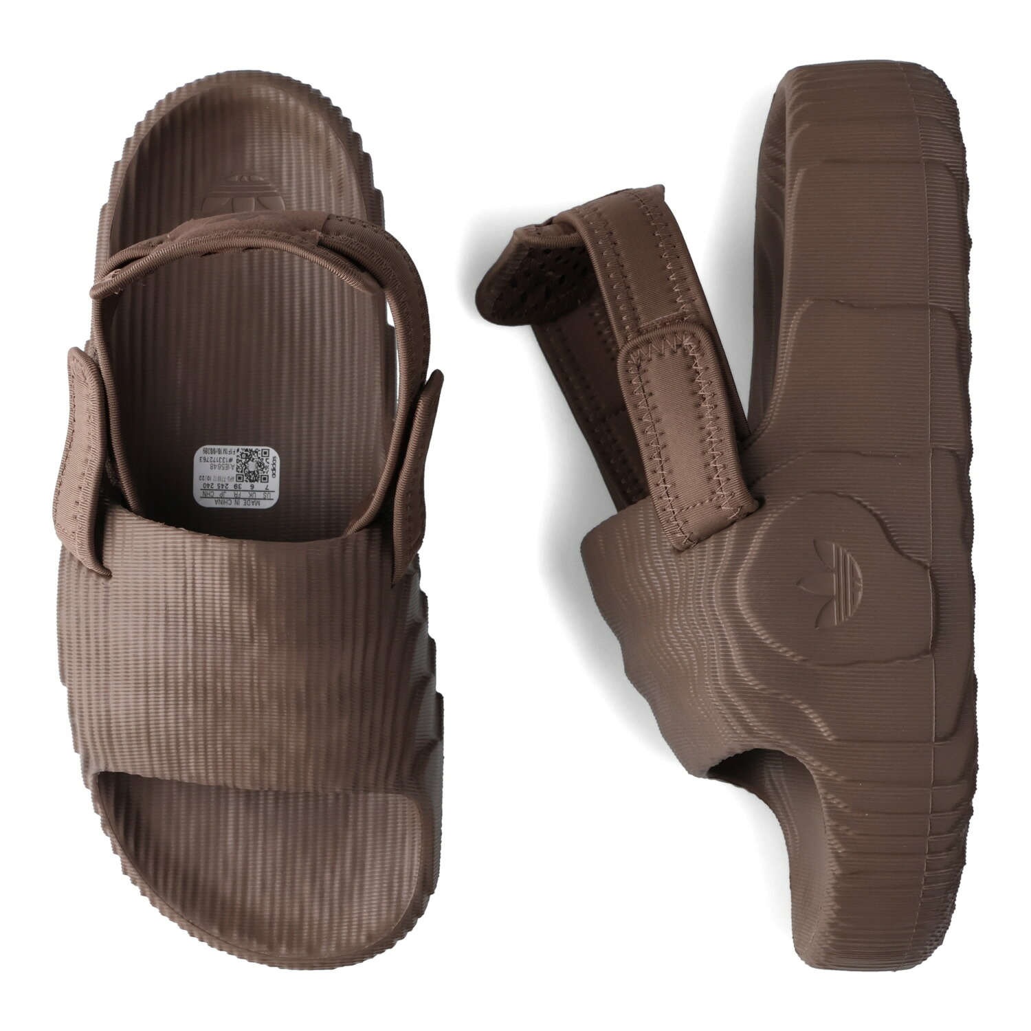 adidas Originals ADILETTE 22 XLG W アディダス オリジナルス サンダル ストラップサンダル アディレッタ 22 エクストララージ W レディース 厚底 ブラウン IE5648