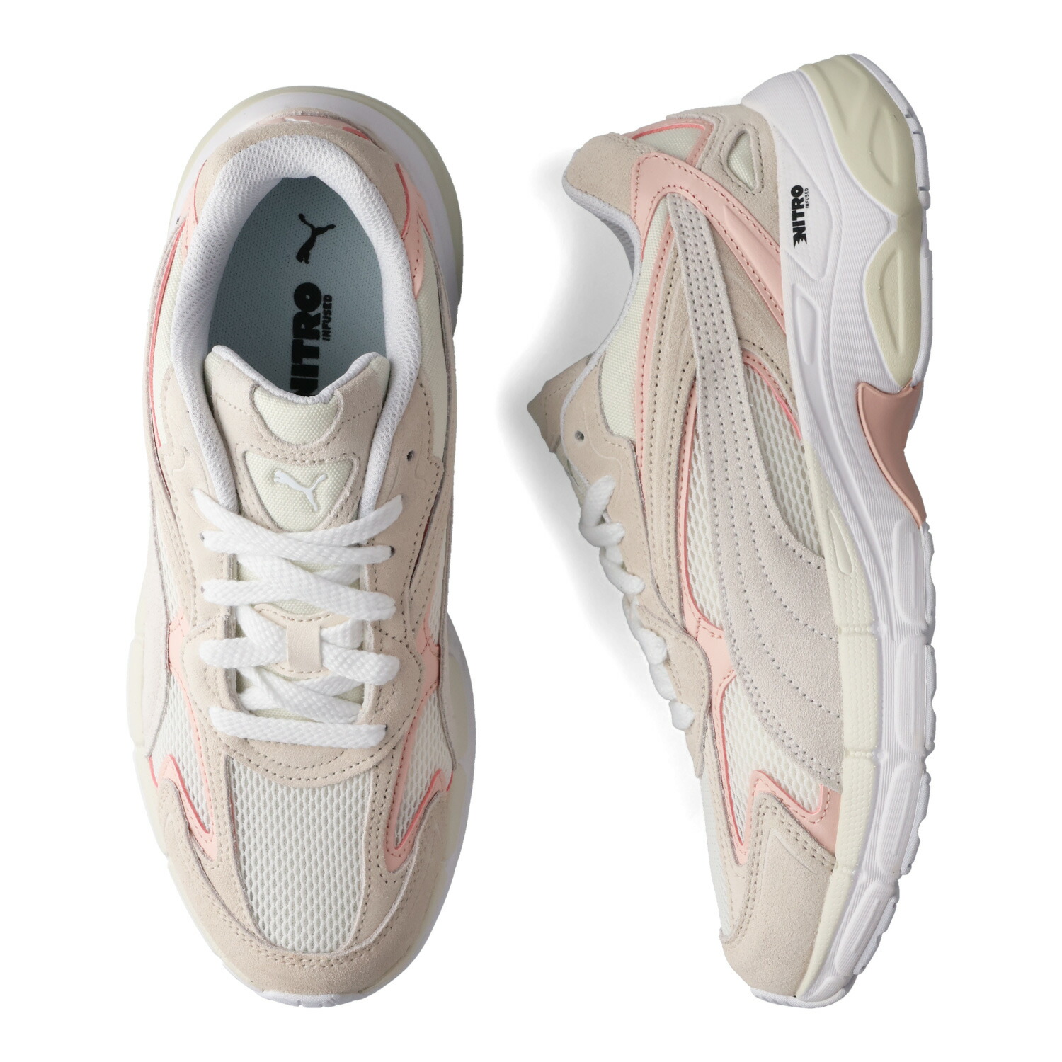 PUMA TEVERIS NITRO プーマ スニーカー テバリス ニトロ メンズ レディース ベージュ 388774-04