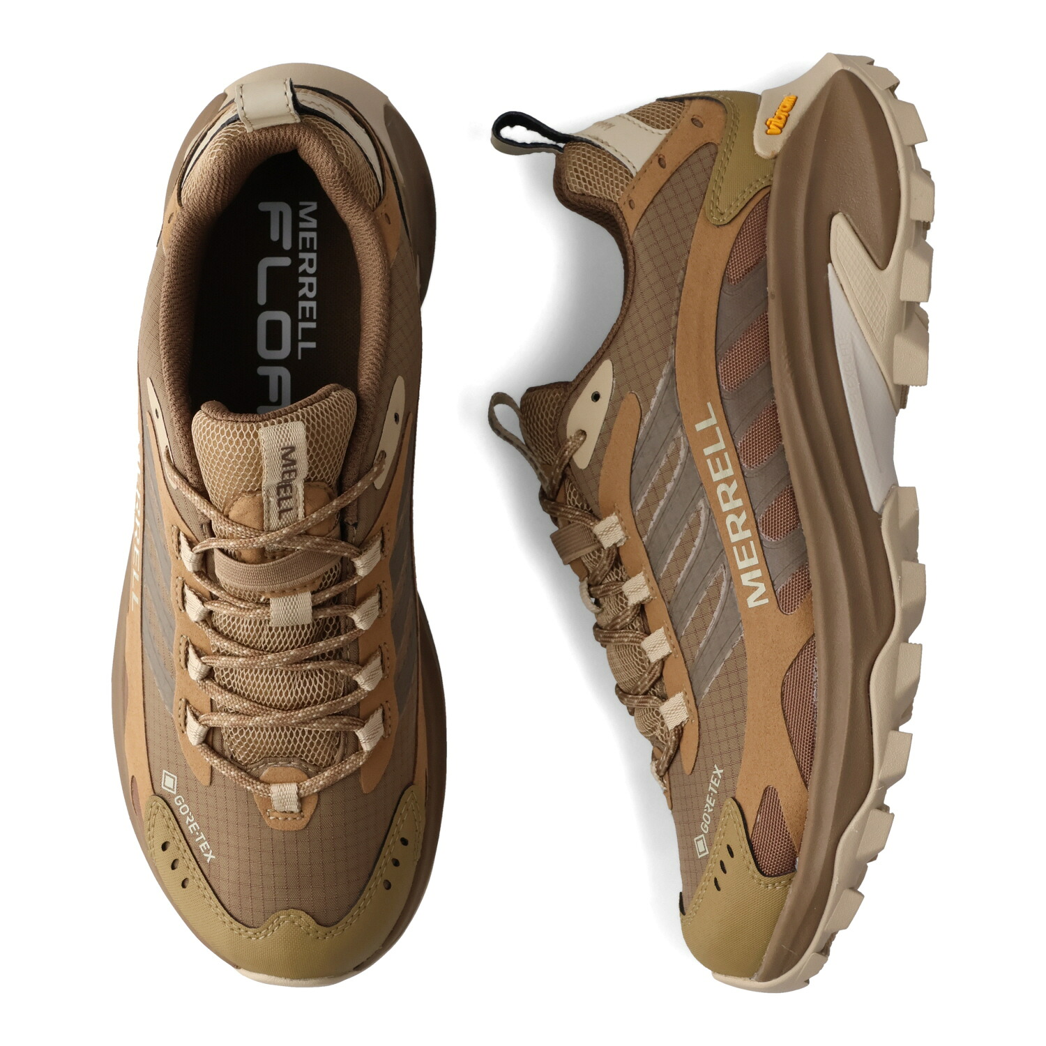 MERRELL MOAB SPEED 2 GORE-TEX メレル ハイキングシューズ スニーカー モアブ スピード 2 ゴアテックス ウォーキング メンズ カーキ J037517