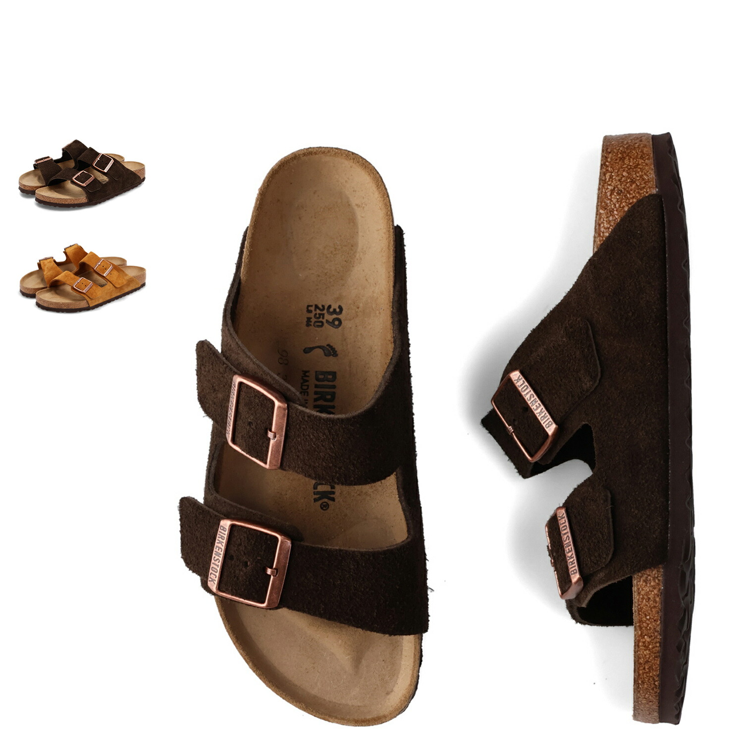 Birkenstock ブラウン サンダル 42 27cm Birkenstock サンダル 42 ブラウン - メルカリ