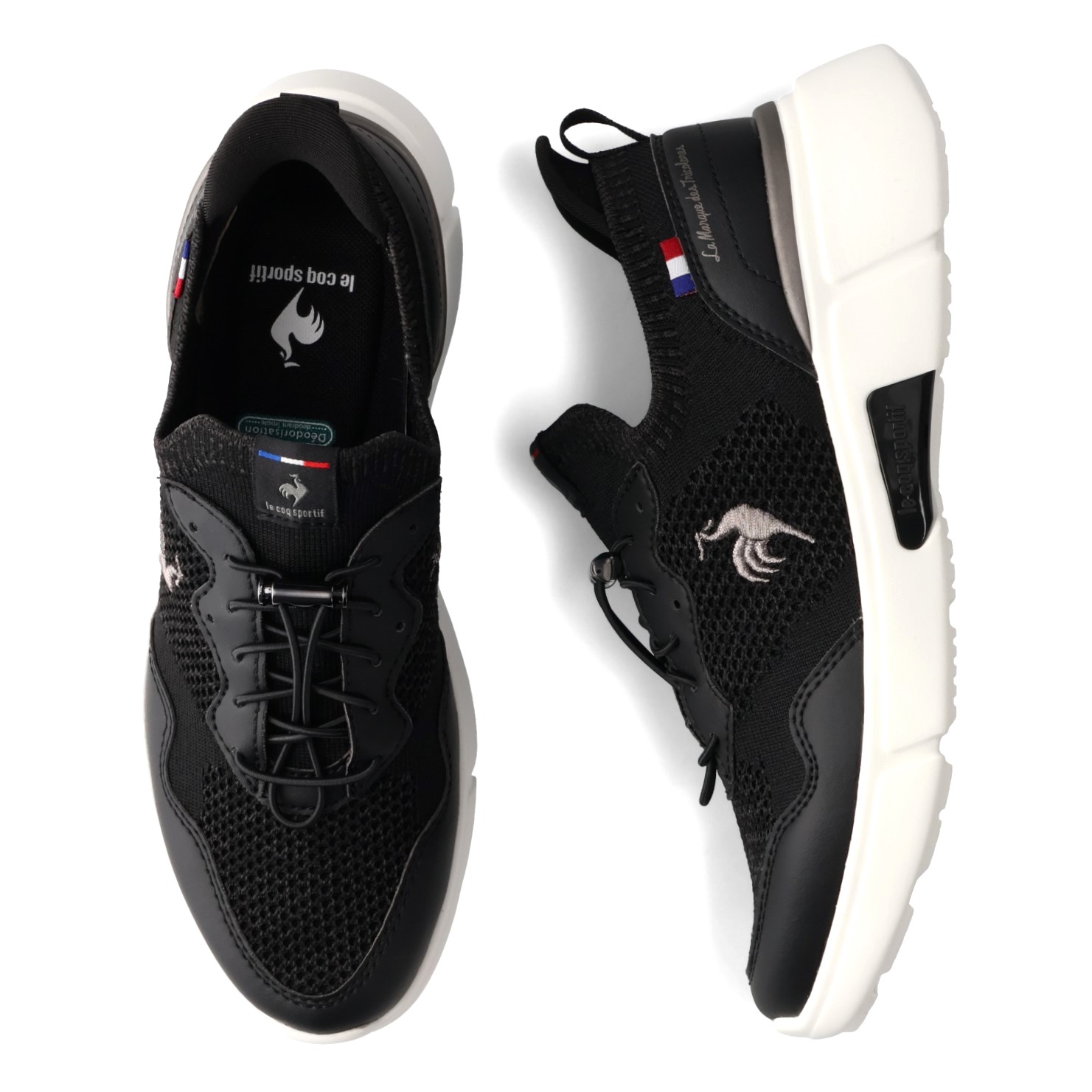 le coq sportif LCS LOIRE FK ルコック スポルティフ スニーカー LCS ロワール FK レディース ブラック 黒 QL3XJC01BK 母の日