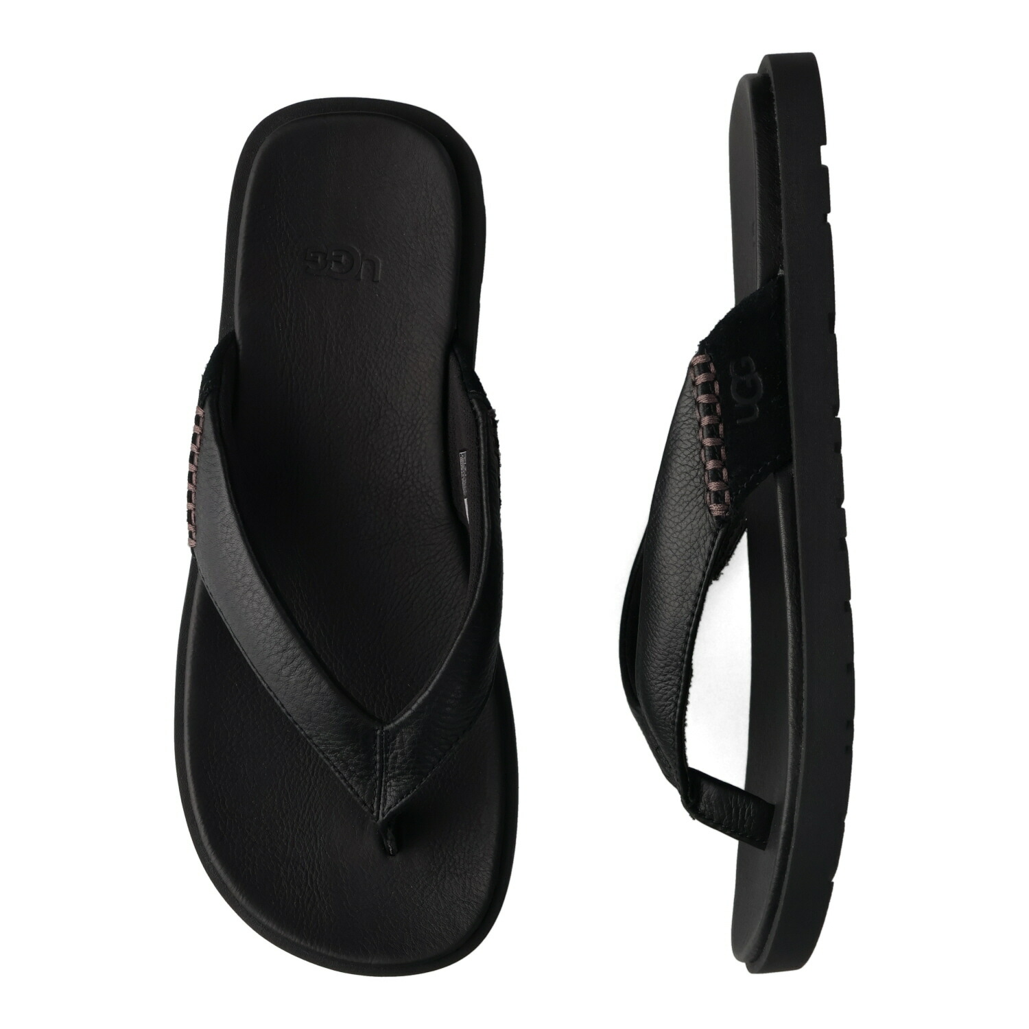 UGG レザーサンダル　25cm 黒 UGG アグ サンダル CAPITELLE STRAP キャピテル ストラップ