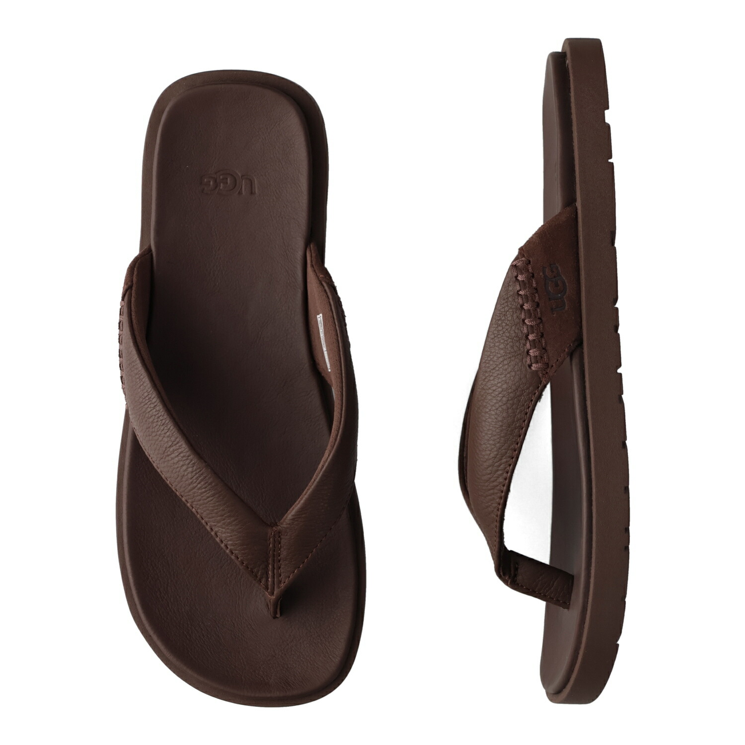 楽天市場】UGG アグ サンダル SEASIDE FLIP LEATHER 1102690 メンズ