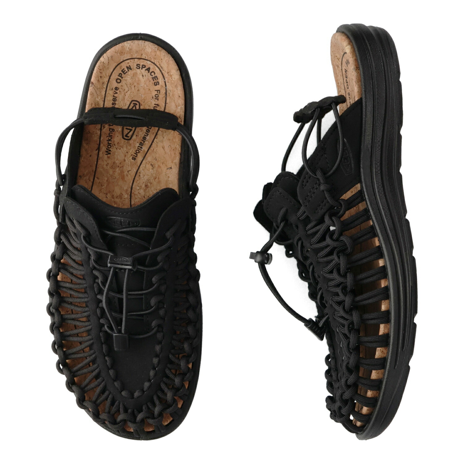 KEEN UNEEK キーン サンダル スポーツサンダル ユニーク メンズ レディース ブラック 黒 1030680