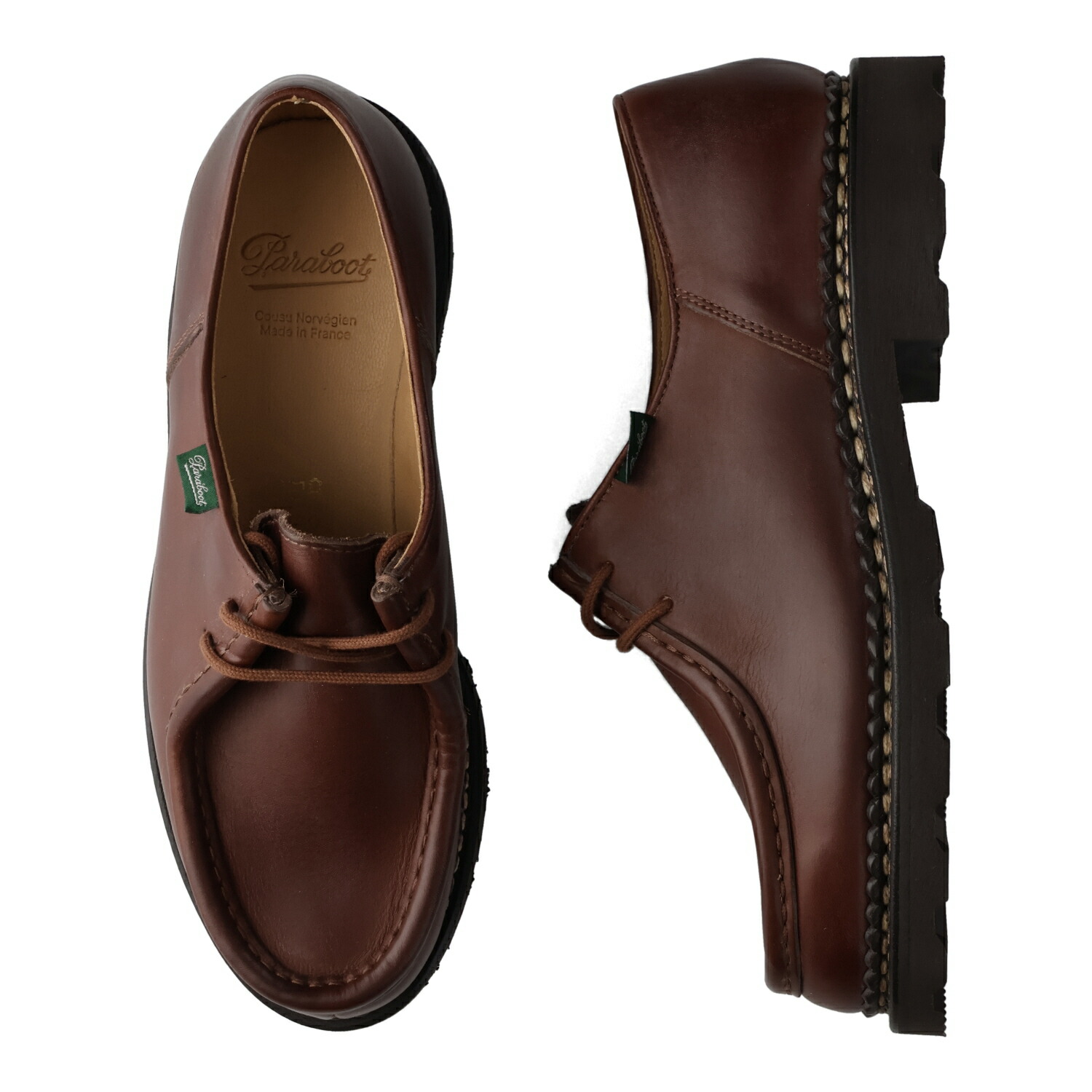 楽天市場】パラブーツ ミカエル チロリアンシューズ ライトブラウン