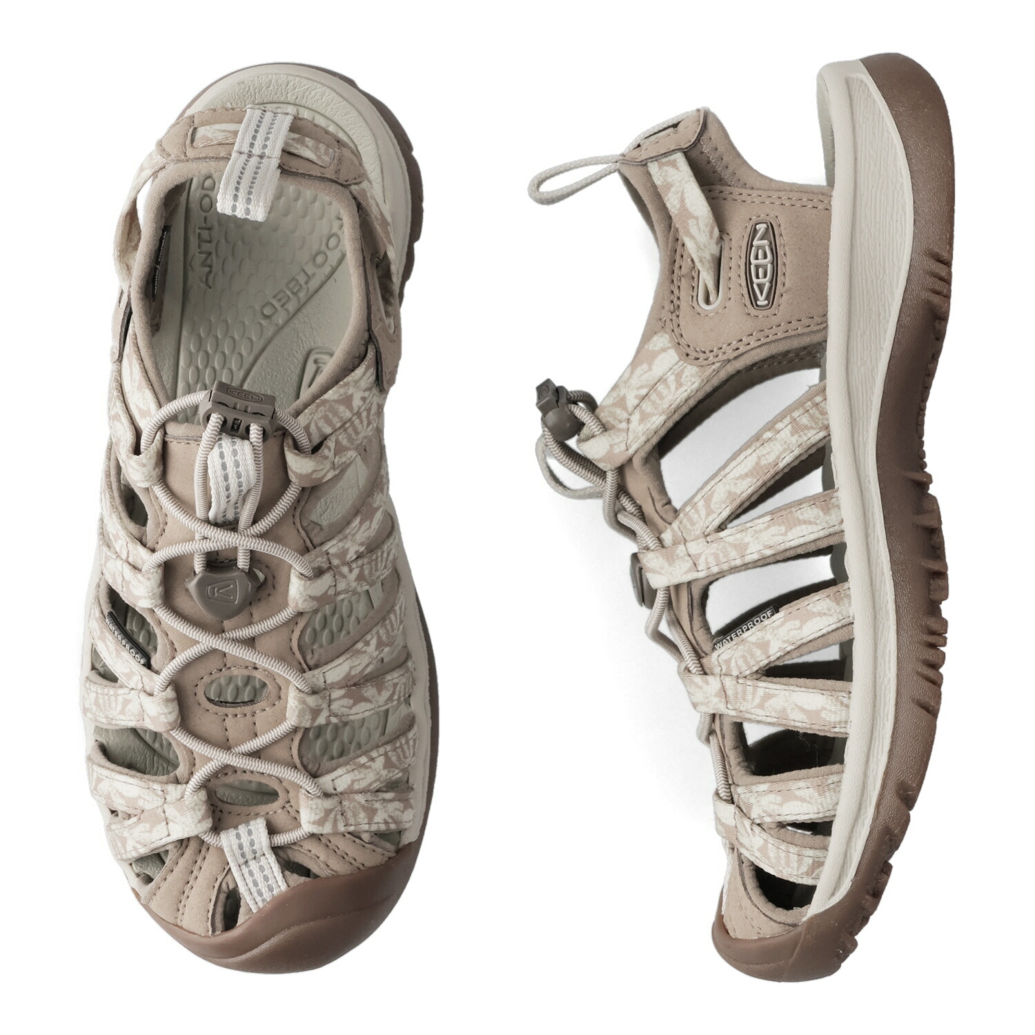 KEEN WHISPER キーン ウィスパー サンダル スポーツサンダル レディース 軽量 ベージュ 1032122