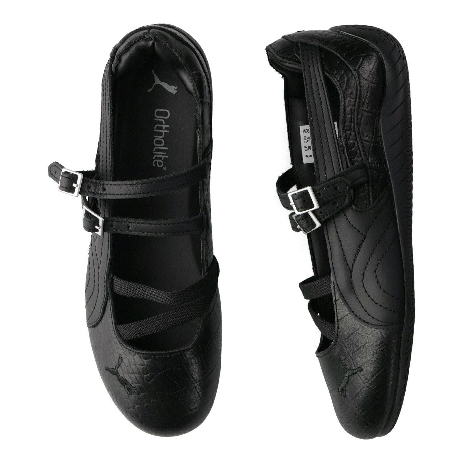 PUMA SPEEDCAT BALLET CROC プーマ スピードキャット バレエ クロック スニーカー レディース ブラック 黒 405327 母の日