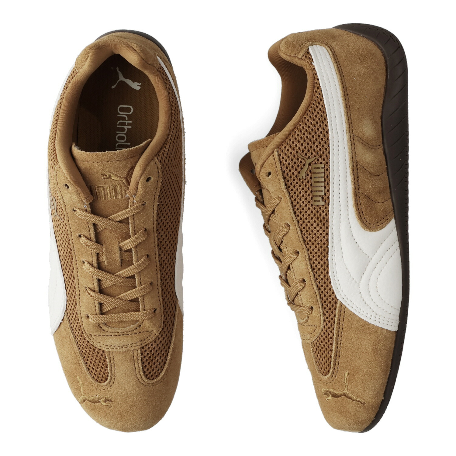 【最大1000円OFFクーポン】 PUMA SPEEDCAT MESH プーマ スピードキャットメッシュ スニーカー メンズ レディース ゴールド 404370|Findoriy