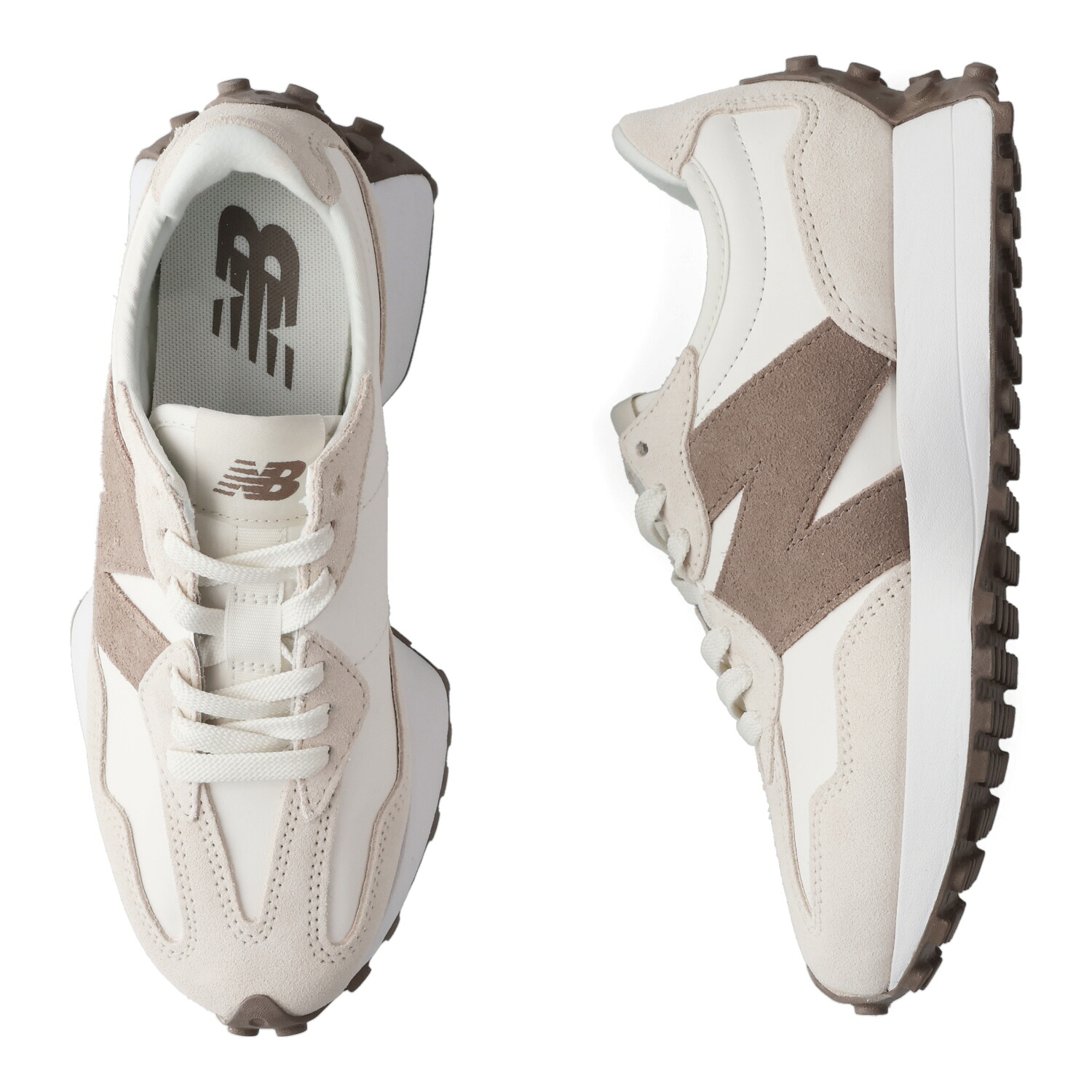 【最大1000円OFFクーポン】 new balance ニューバランス 327 スニーカー レディース Bワイズ オフ ホワイト W327SUC｜Findoriy 10,338円