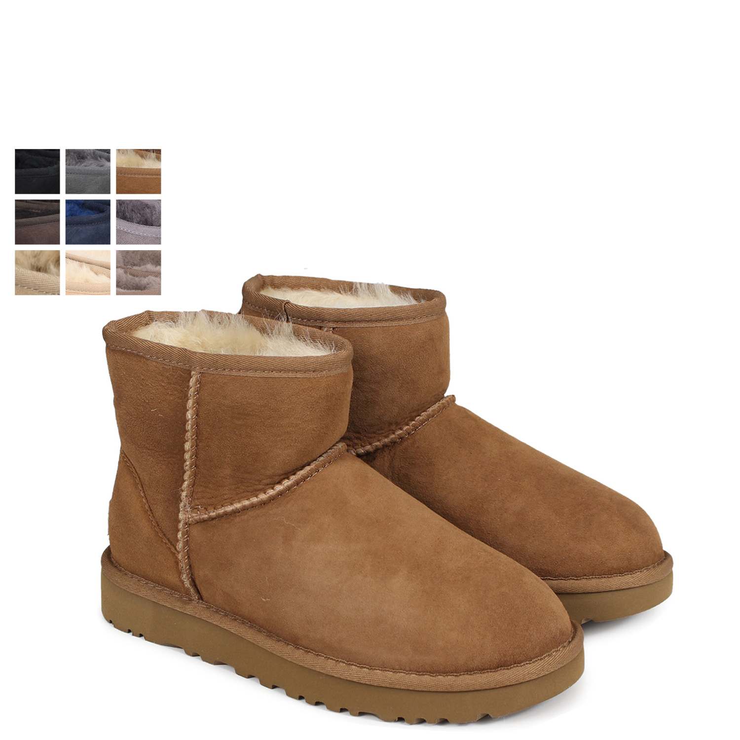 【最大1000円OFFクーポン配布中】UGG WOMENS CLASSIC MINI II アグ ムートン ブーツ クラシック ミニ 2  1016222 レディース | inglewood Beauty