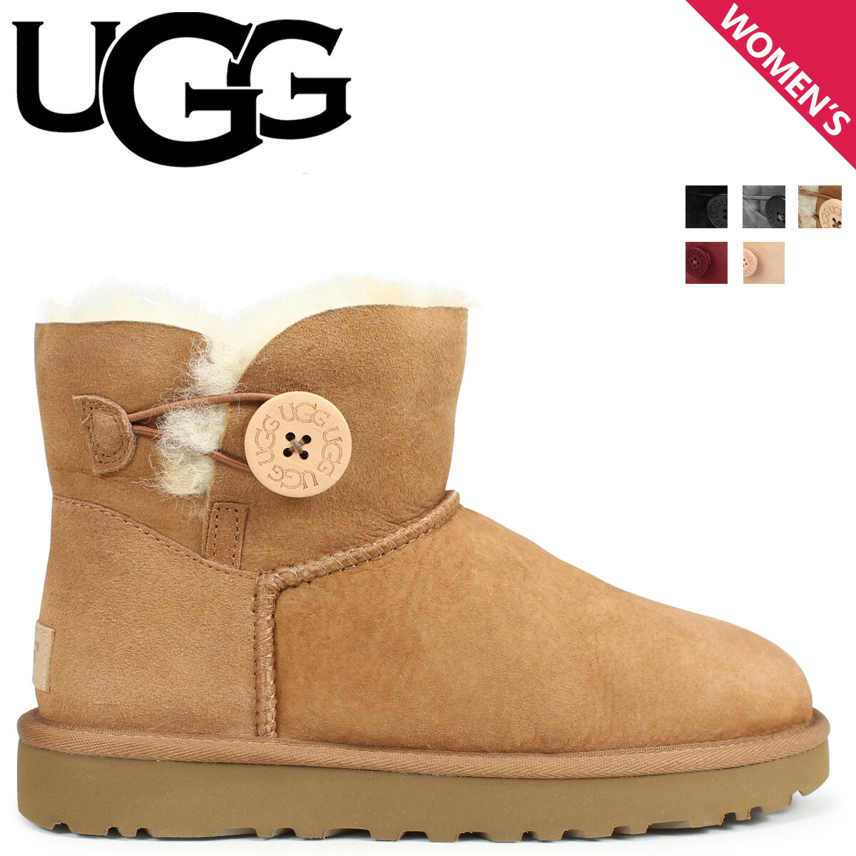 楽天市場】【最大1000円OFFクーポン配布中】 UGG MINI BAILEY BUTTON