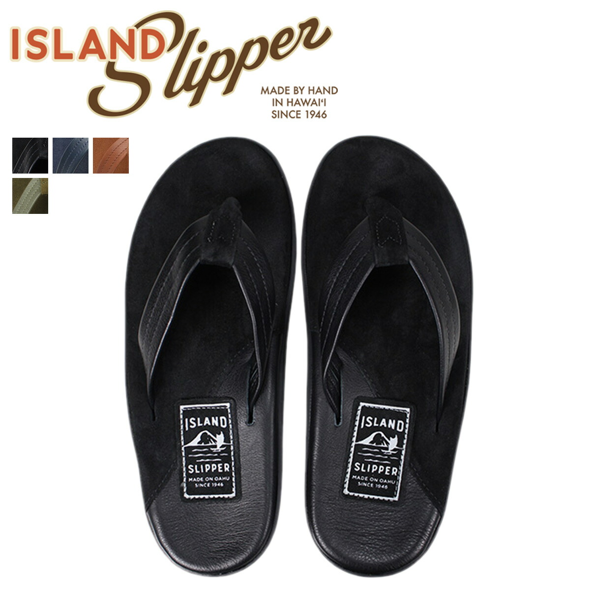 アイランドスリッパ　ブラックスエード　us10 ISLAND SLIPPER(アイランドスリッパ) | ULTRA-SUEDE COLLECTION