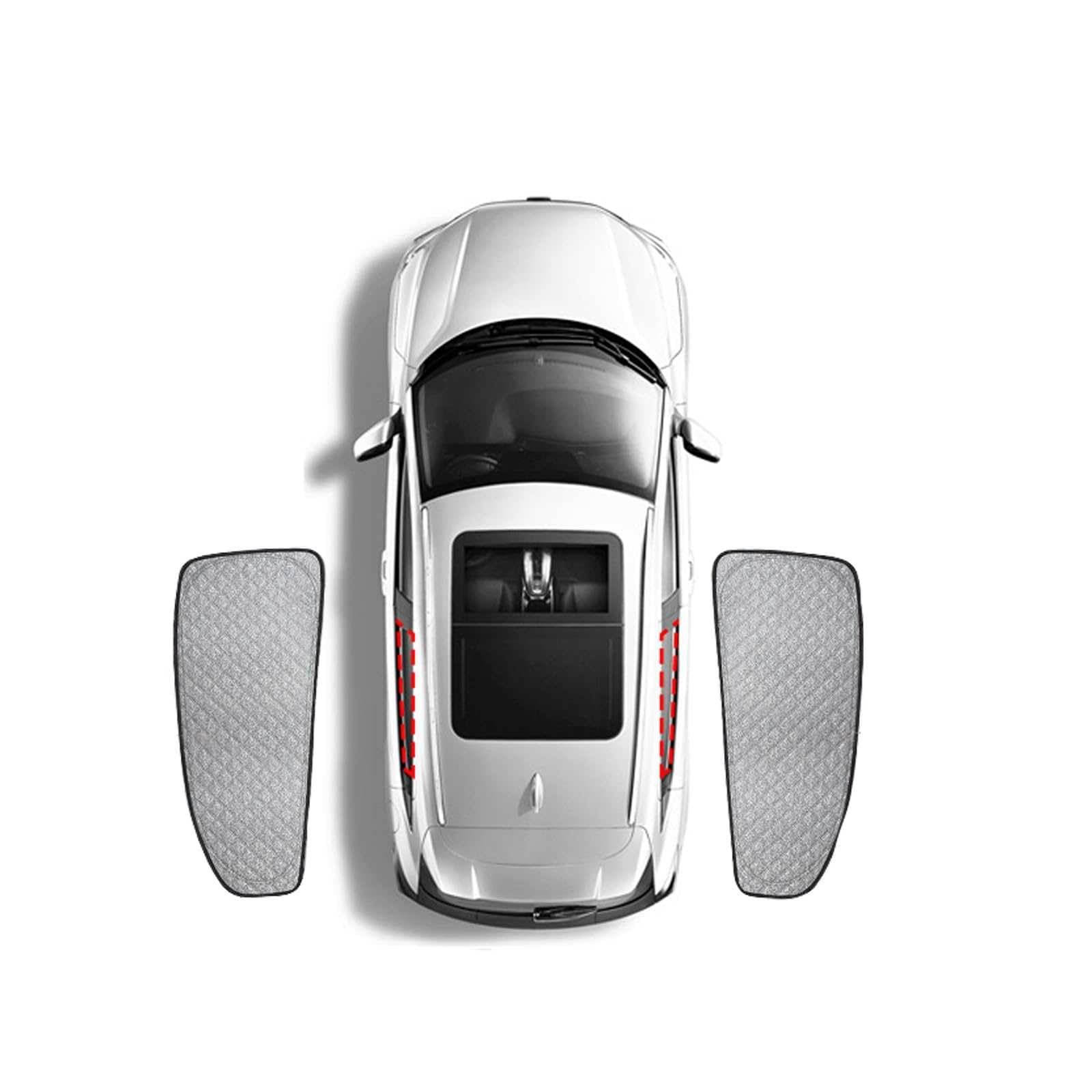プライバシー 車用サンシェード スズキスペーシア MK53S 2017年12月~2023年11月 に適用 フロントサンシェード Spacia MK53S サイドサンシェード 遮光シェード 車窓日よけ フルセット 専用 カーテン 車中泊 グッズ 対応 6層構造 断熱 紫外線 プライバシー保護 簡単着脱