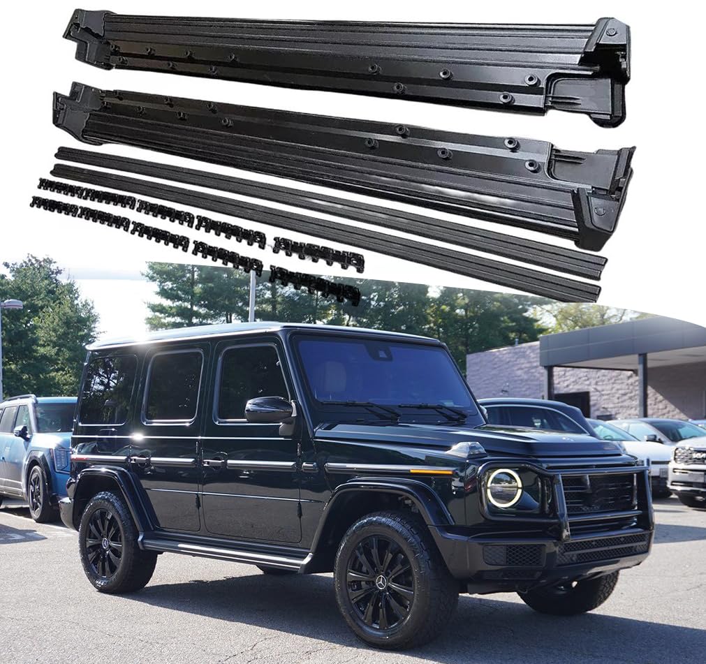 メルセデスベンツ Gクラス Gクラス G500 G550 G63 W463 W464 W465 2019-2026用ランニングボード ナーフバー 固定サイドステップ サイドペダル 2個