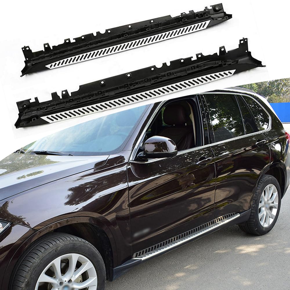 BMW X5 G05 2019-2022用 アルミランニングボード サイドステップ ナーフバー サイドペダルプロテクター 2個|ビッグファーム
