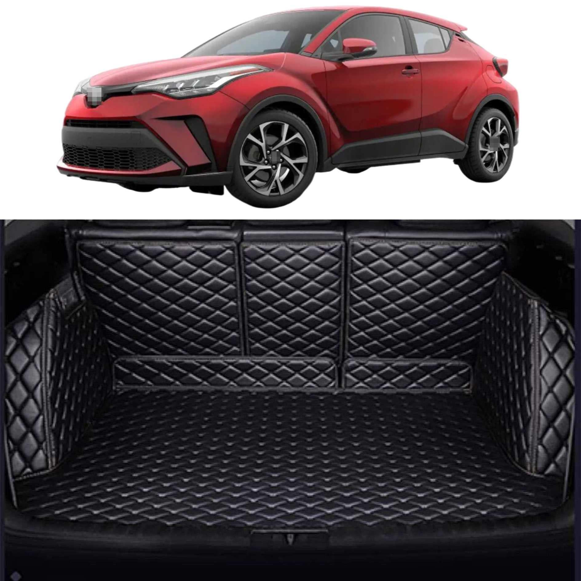 カスタム 車の トランクマット トヨタ C-HR ZYX10 NGX50型 XPE レザー ラゲッジマット全天候型防水防塵 ラゲージトレイ 水洗い可能 トランクマット 耐汚れ 荷台マット 耐久性のあるカーゴマット ラゲージマット 装着簡単 トヨタ C-HR 2020年~