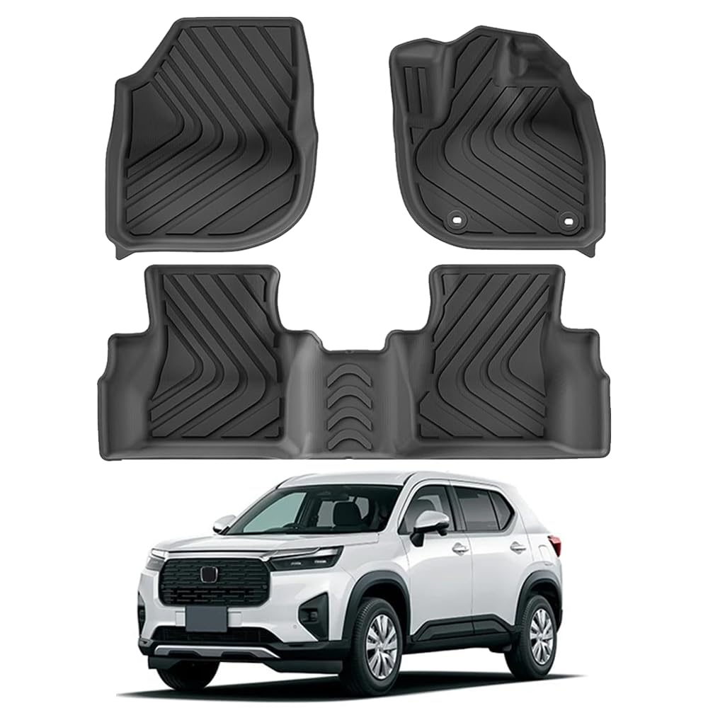 車用 フロアマット 折りたたみ式 WR-V WRV DG5型 24年3月～現行) 車種専用設計 3d立体カーマット フロアマット 防水 傷防止 滑り防止 水洗い 折り目なし 折り畳み式 簡単収納 取付簡単