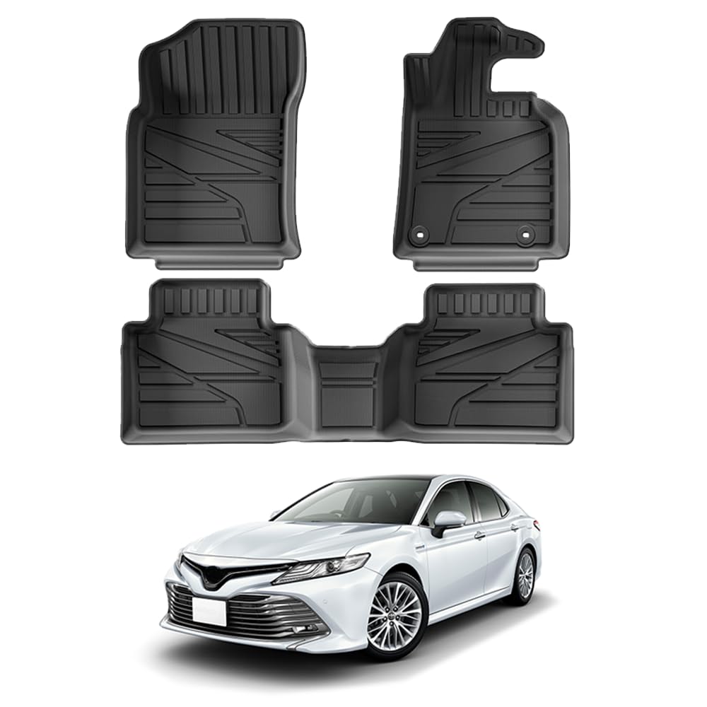 車用 フロアマット 折りたたみ式 カムリ 70系 10代目 CAMRY 70 (2017年7月～現行) 車種専用設計 3d立体カーマット フロアマット 防水 傷防止 滑り防止 水洗い 折り目なし 折り畳み式 簡単収納 取付簡単｜ビッグファーム