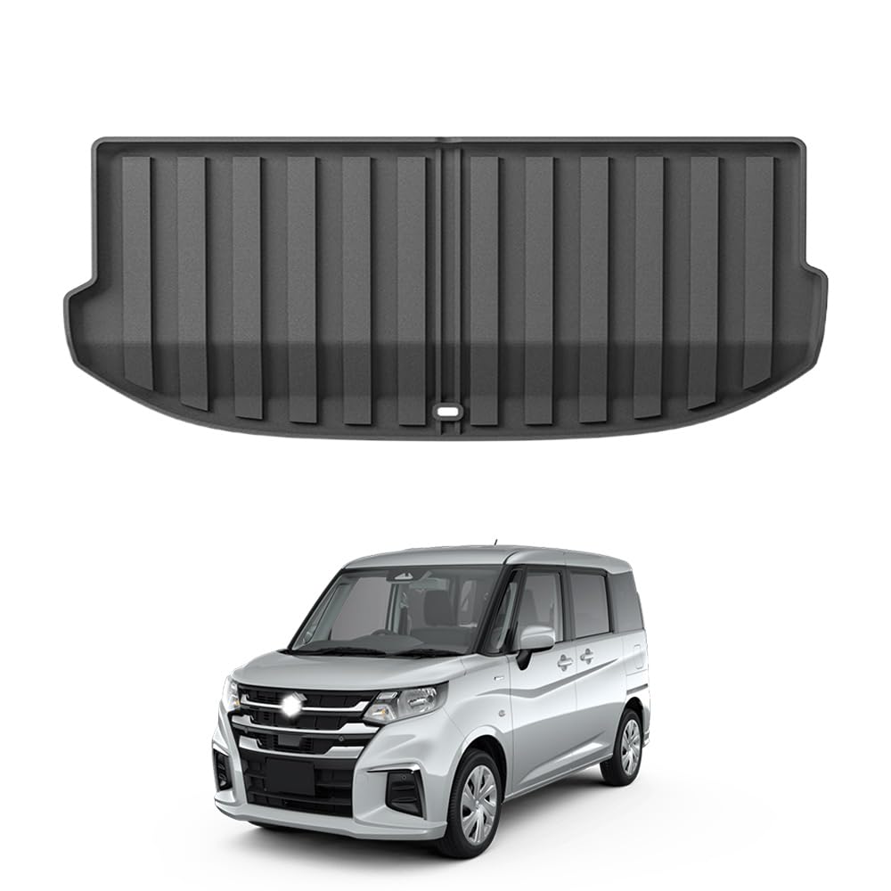 車用ラゲッジマット 折りたたみ式 ソリオ 27S 37S D7S 20年12月～ 車種専用設計 トランクドア トランク マット ラゲッジカバー 防水 傷防止 滑り防止 水洗い 折り目なし 折り畳み式 簡単収納 内装パーツ 取付簡単