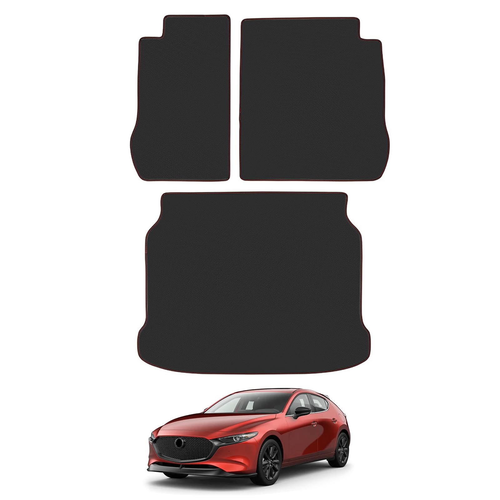 車用ラゲッジマット 折りたたみ式 BP系 ファストバック19年5月～ トランクドア トランク マット ラゲッジカバー 防水 傷防止 滑り防止 水洗い 折り目なし 折り畳み式 簡単収納 内装パーツ 取付簡単