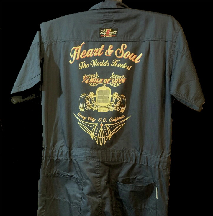 PPFM ストライプ つなぎ ステンシル アメカジ バイカー 古着 PPFM ストライプ つなぎ ステンシル アメカジ バイカー 古着