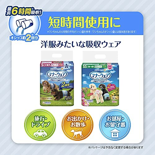 マナーウェア 犬用 おむつ 女の子用 Ssサイズ 超小型 小型犬用 ピンクリボン 青リボン 304枚 38枚 8袋 おしっこ ペット用品 ユニチャーム Ss 38枚 8 Umu Ac Ug