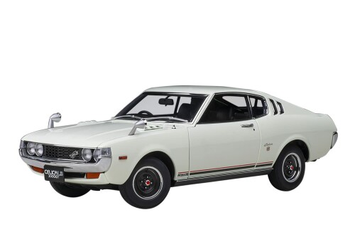 オート美術(AUTOart) 1/18 トヨタ セリカ 昇降機うしろ側 2000GT (RA25) 1973 白いこと 成し遂げる品