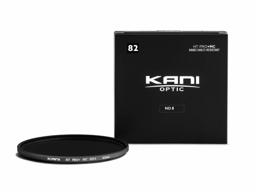 KANI 82粍 NDろ波器 HT PRO+ MC ND8 減光成り行き3絞り分 色カブリ押さえ付ける 低照りかえす 薄枠 撥水 撥油 防汚 ナノ上塗り 806772