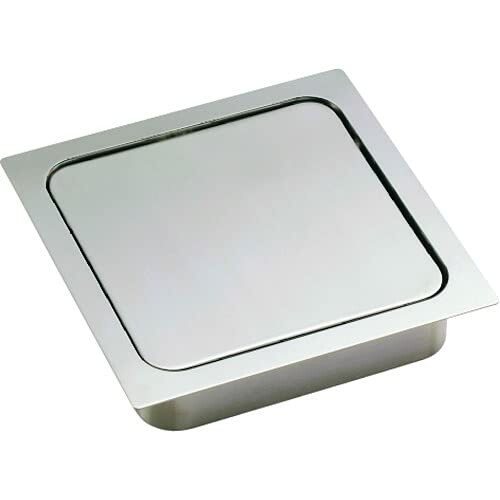 スガツネ工業 (210037894)AD-KH028-HL/ステンレス鋼製 ダンパｰ付屑入投入口 角型 ADKH028HL
