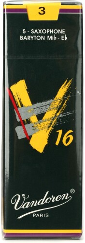 バンドーレン Vandoren バリトンサクソフォンリード V16硬さ : 3 (5枚入り)