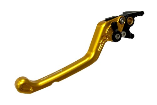 BIKERS(バイカーズ) ブレーキレバー ADV150 左側 リア 6段階調整 アルミビレット プレミアムタイプ ライトゴールド BK-H0703-LGD