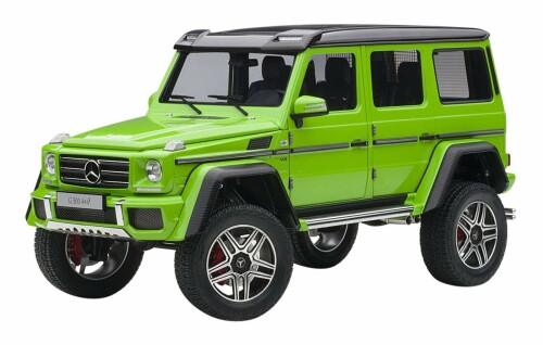 AUTOart 1/18 メルセデス・ベンツ G500 4×4スクエアード 緑であること 研ぎ澄ます品