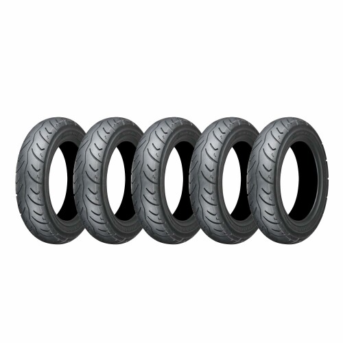 バイクパーツセンター(Bike Parts Center) バイクタイヤ 90/90-10 40J T/L 5本セット チューブレス 790301