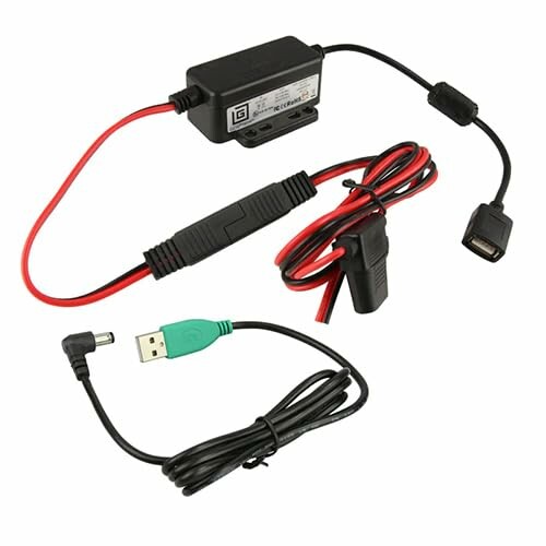 変換器付L字DC有線テレビ （DC10-30V→DC5-9V）