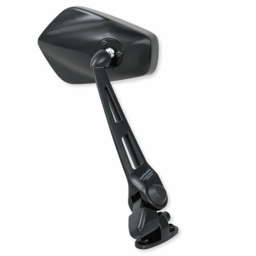 タナックス(TANAX) ナポレオン(NAPOLEON) NC-001 カウリングミラー11 ブラック バイク用ミラー カウル取付専用ミラー 左右共通 防眩鏡(レイセーブ鏡) 保安基準全年式適合 1本入り