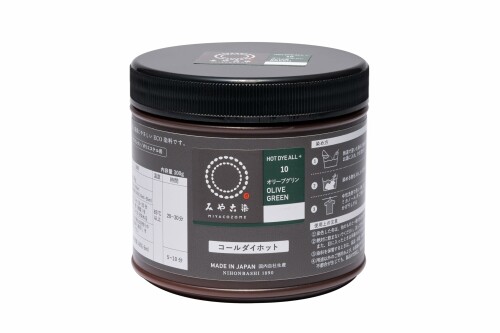 桂屋ファイングッズ(Katsuraya fine goods) みやこ染め 布用 ECO染め料 コールダイホット(徳用) #10 オリーブグリン