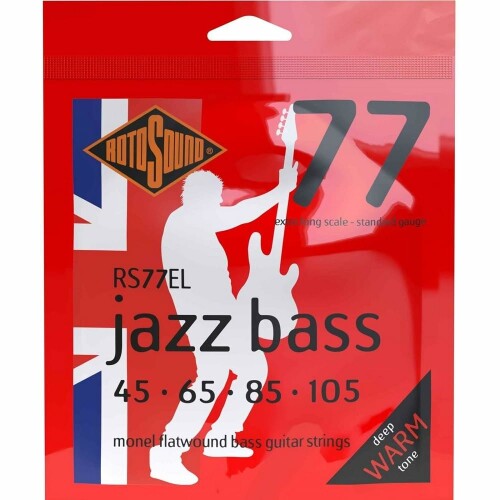 ROTOSOUND ロトサウンド ベース弦 Monel Flatwound Extra Long Scale/Standard (.045-.105) RS77EL