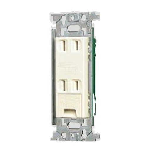 パナソニック(Panasonic) 埋込地びた停留所付ダブル差し込み 平ったい型 10個入 WN1532K10