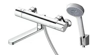 TOTO 風呂場用壁付サーモスタット雑ぜ合わせる水栓 70粍 コンフォートウェーブ90[ファイ] 冷ややかさ地用