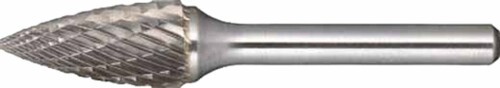 TRUSCO(トラスコ) 超硬バー トンガリ型 Φ12.7X刃長25X軸6 コースカット TH4C127