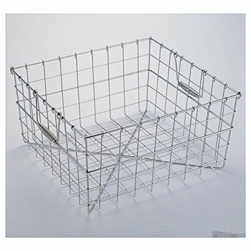 MT 18-8食器カゴ B-4 48×39×20糎 テーパー付