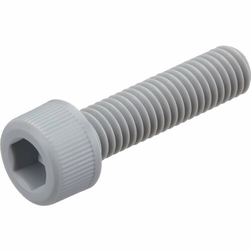 TRUSCO(トラスコ) ポリ塩化ビニル基 六角穴付雄捩子 M6X30 50本入 BPVC-CBM6X30