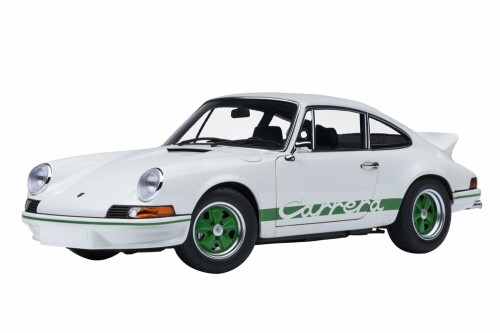 オートアート (AUTOart) 1/18 ポルシェ 911 カレラ 2.7 RS (グランプリホワイト/グリーン・ストライプ) 完成品 78031