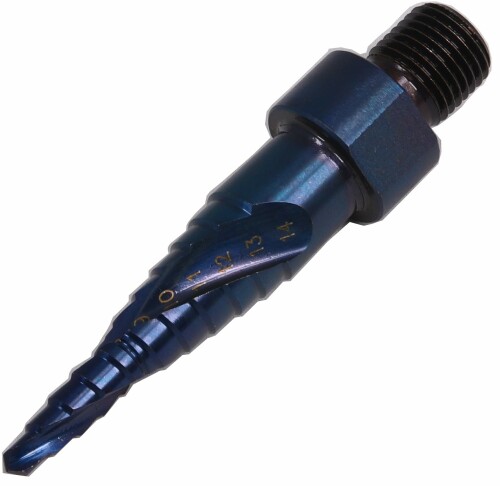イチネンメモリアクセス MUST TOOL(船檣手道具) ビット・ソケット IMーSTB414 スパイラルステップドリル [ファイ]4ー14粍(11段) 19868