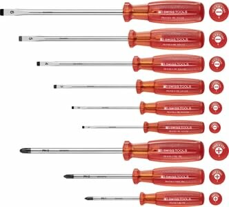 PB SWISS TOOLS ピービースイスツールズ 9本組マルチクラフトドライバーセット つけ加える#1･2･3さし引きM2-M6用 1465