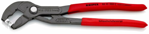 クニペックス KNIPEX クリッククランプ開閉用 ホースクリッププライヤー 全長250粍 8551-250CSB