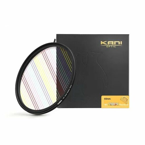 KANI 82粍 斜光ろ波器 MC Streak Rainbow アナモルフィック調 光条色：虹色 風変わり成り行きろ波器 低照りかえす 撥水 撥油 防汚 ナノ上塗り K17563