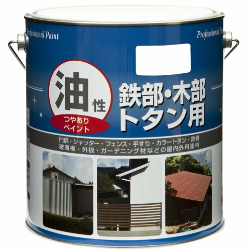 ニッペ えの具 えの具 油性 鉄部・木部・トタン用 3.2L 象牙色 油性 つやあり 屋内外 日本製 4976124097461